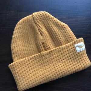 Zara Baby Mustard Yellow Cotton Knit Hat